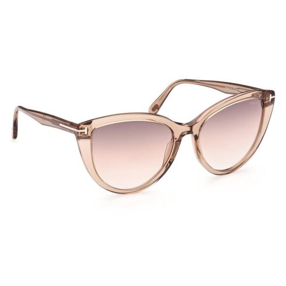 241. Tom Ford FT0915 Isabella-02 45G Transparent Brown/Gradient Brown Sunglasses main image 6